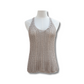 Knitted Beach Cover Up (Light Brown)